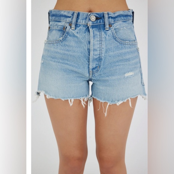 McKendree Shorts Moussy Vintage Denim Distressed cut offs, size 28 - Picture 5 of 11